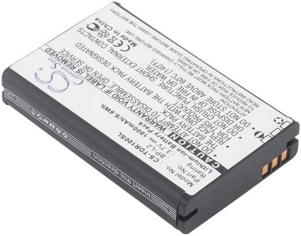 Alt view image 4 of 5 - Battery for Tascam DR-1 GT-R1 BP-L2 Portable Recorder CS-TDR100SL 1800mAh 6.6Wh