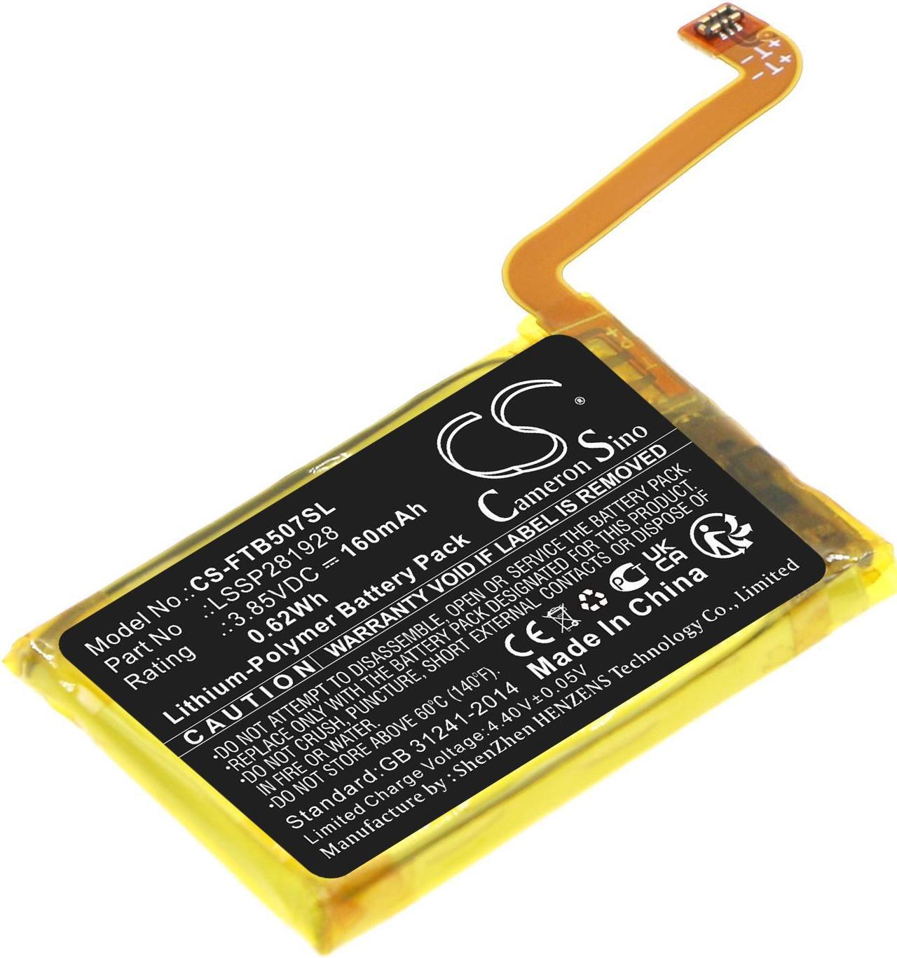 Main image of Battery for Fitbit FB507 Versa 2 LSSP281928 Smartwatch CS-FTB507SL 3.85v 160mAh