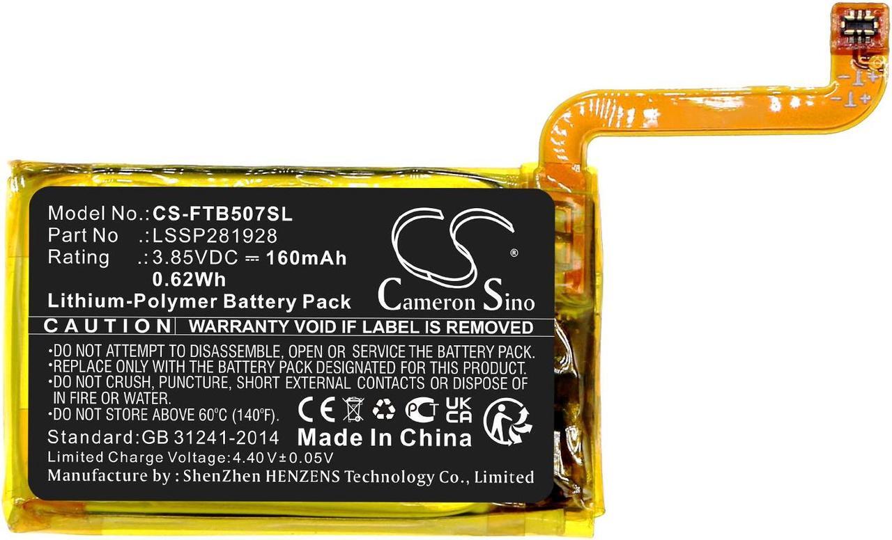Alt view image 3 of 4 - Battery for Fitbit FB507 Versa 2 LSSP281928 Smartwatch CS-FTB507SL 3.85v 160mAh