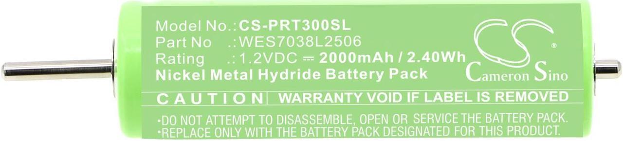 Alt view image 3 of 3 - Battery for Panasonic ES2207P ER-GB80 ER-GB40 ER-224 ES-RT30 RT40 WES7038L2506