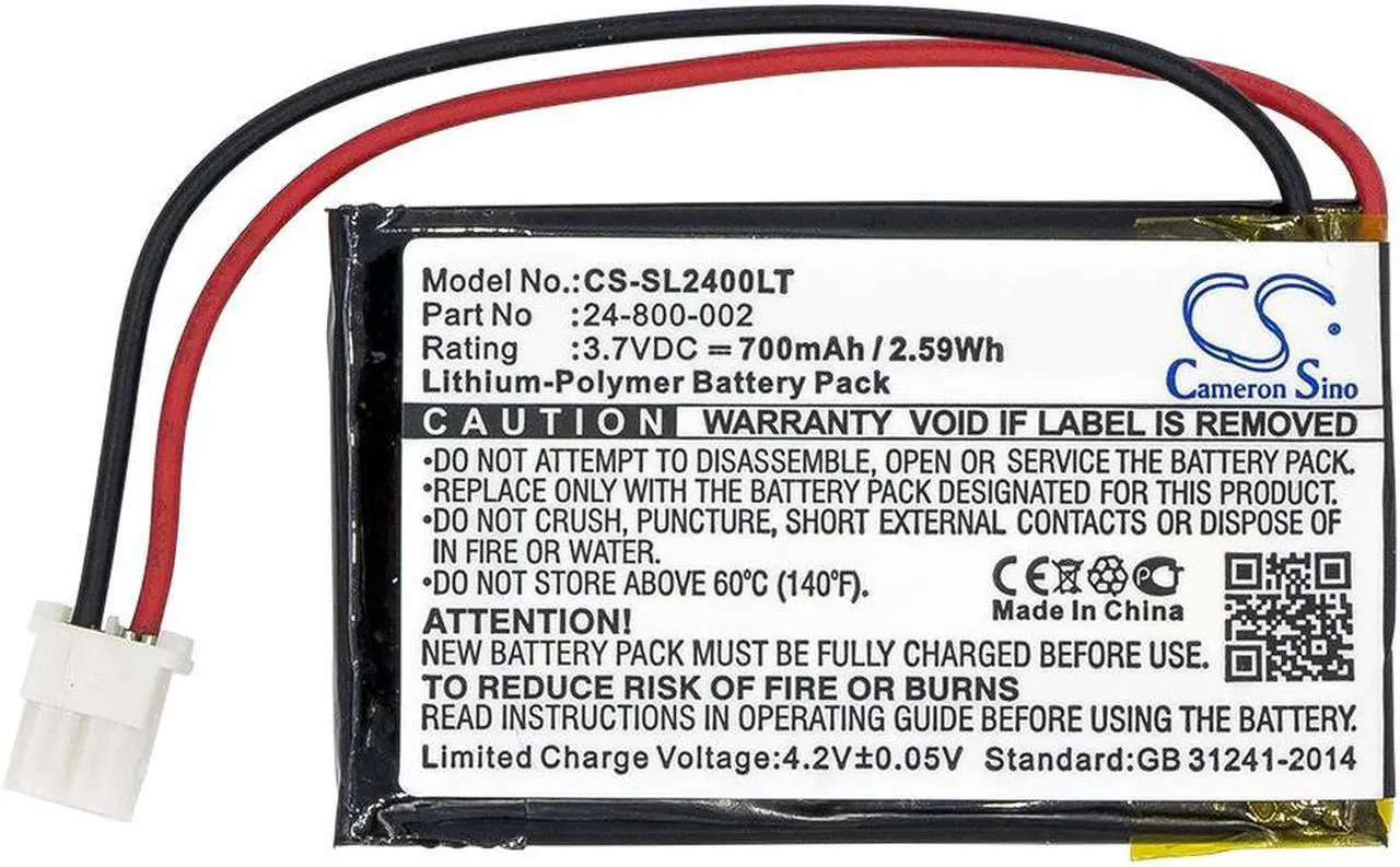 Alt view image 5 of 6 - Battery for Solar LED Light SL-24000 24-800-002 24-800-006 PLB-24-800-006