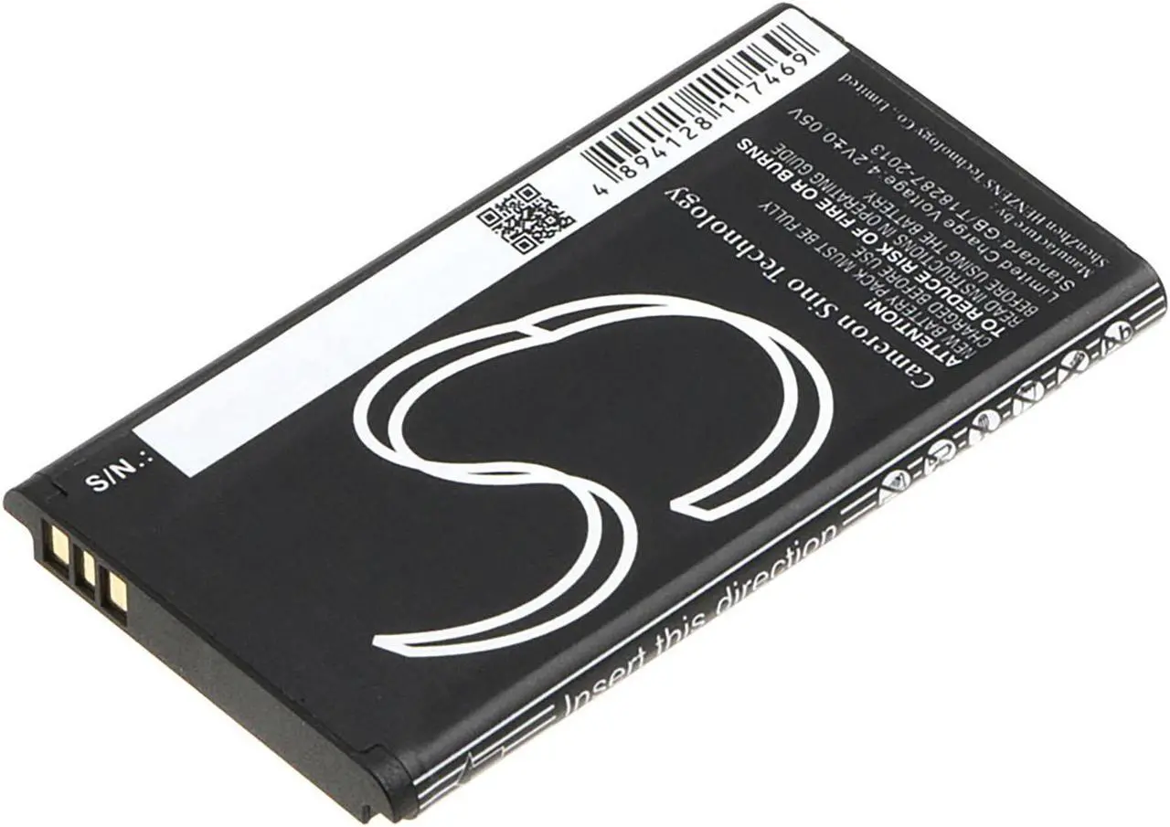 Alt view image 4 of 5 - Battery for Kyocera C6530 C6530N Hydro Life 4G DC140704AB SCP-62LBPS CS-KYC653SL