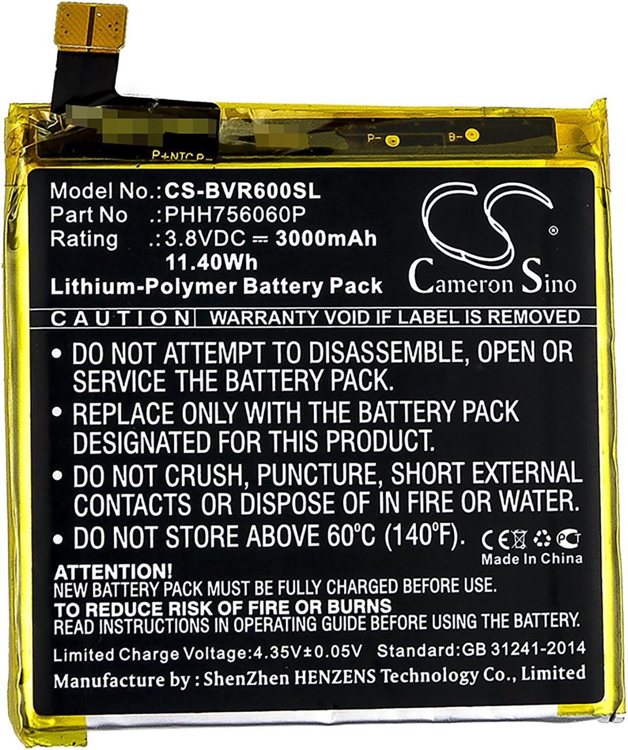 Alt view image 3 of 4 - Battery for Blackview BV6000 BV6000S PHH756060P Mobile SmartPhone CS-BVR600SL