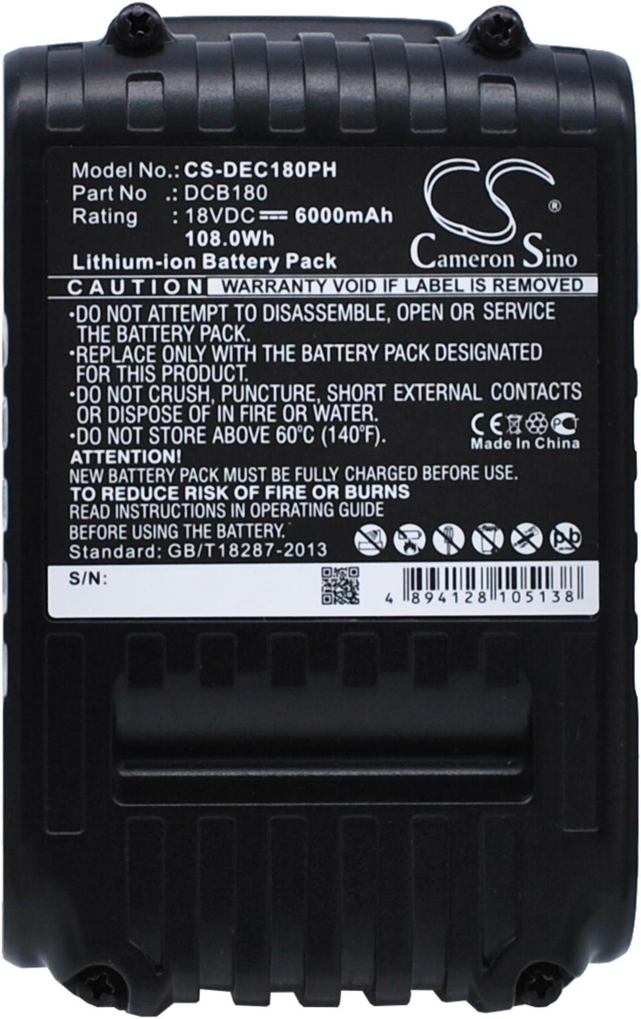 Main image of Battery for DeWalt 12V DCB205 DCB107 DCB115 DCB112 DCB606 DCB201 DCB203 DCB200