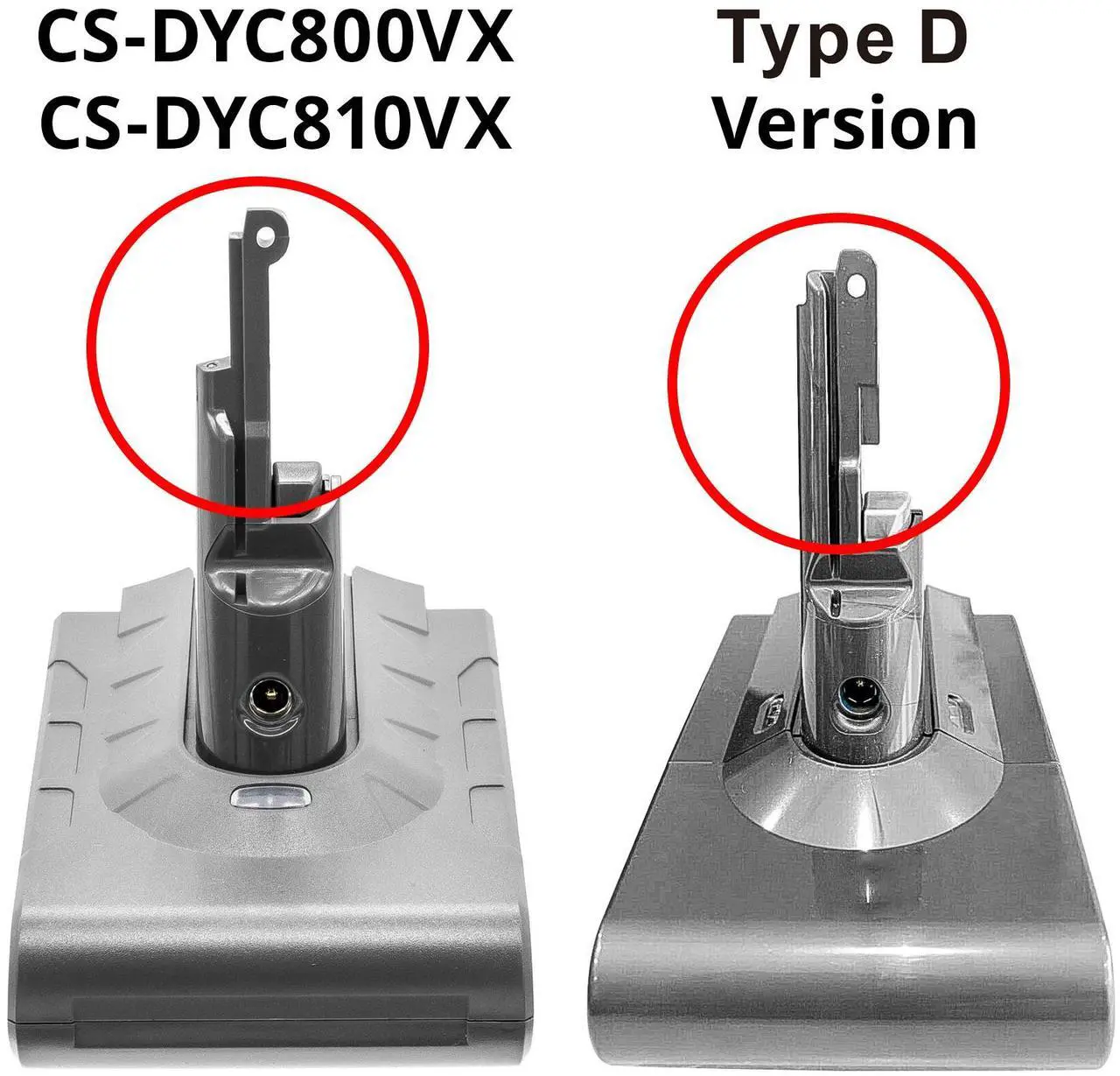 Alt view image 7 of 7 - Battery for Dyson Vacuum V8 Absolute Cord-Free V8 Animal 967834-02 2800mAh