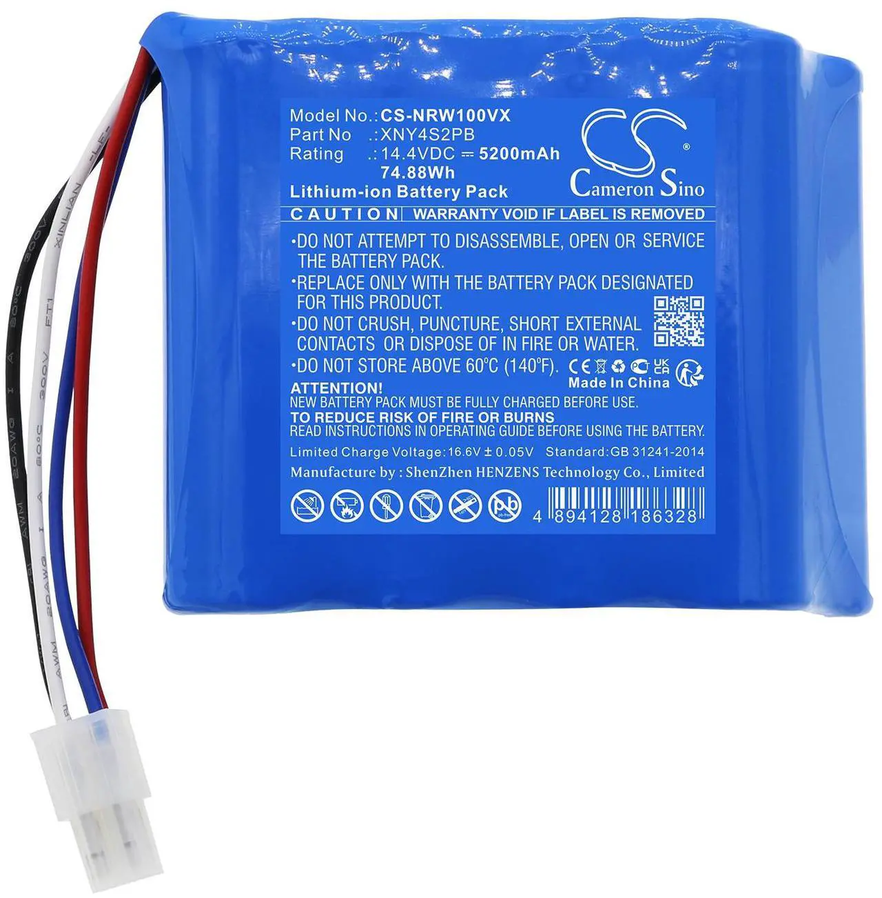 Alt view image 3 of 5 - Battery for NARWAL J1 J2 T10 C392-B-4S2P C392-C1-4S2P C392-C2-4S2P XNY4S2PB