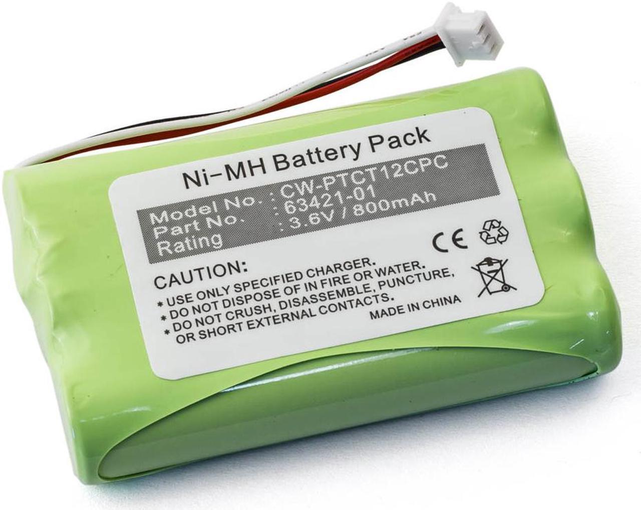 Main image of Battery for Plantronics CT11 & CT12 Cordless Phone Headset - 63421-01 3.6V Ni-MH