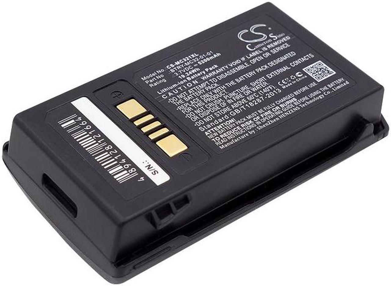 Main image of Battery for Motorola Zebra MC3200 MC3300 82-000012-01 BTRY-MC32-52MA-01 5200mAh