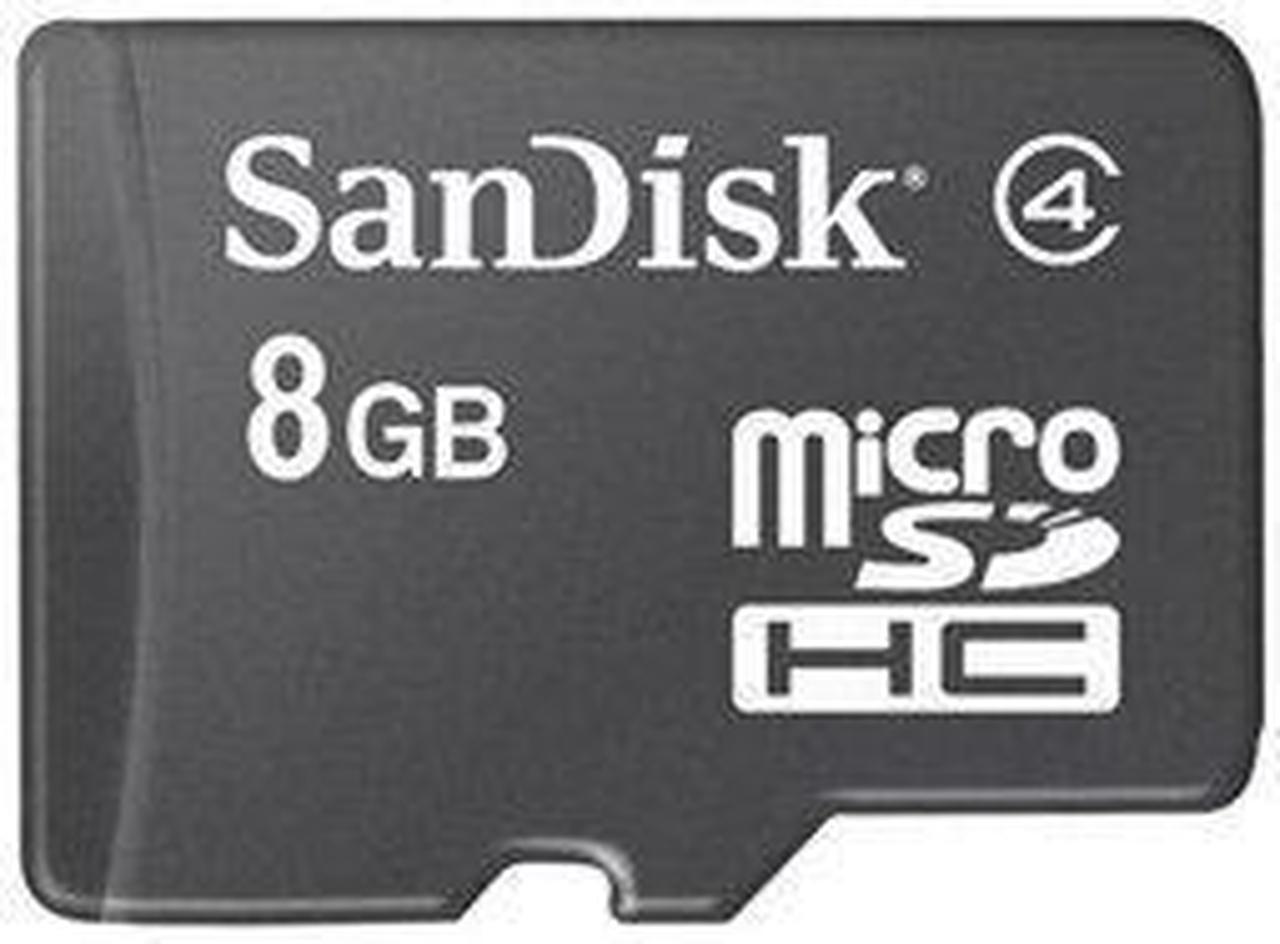 Alt view image 2 of 4 - SanDisk Class 4 C4 Ultra microSDHC micro SD HC SDHC TF Memory Card 8G 8GB W/ ADAPTER + Plastic Case SDSDQAB-008G
