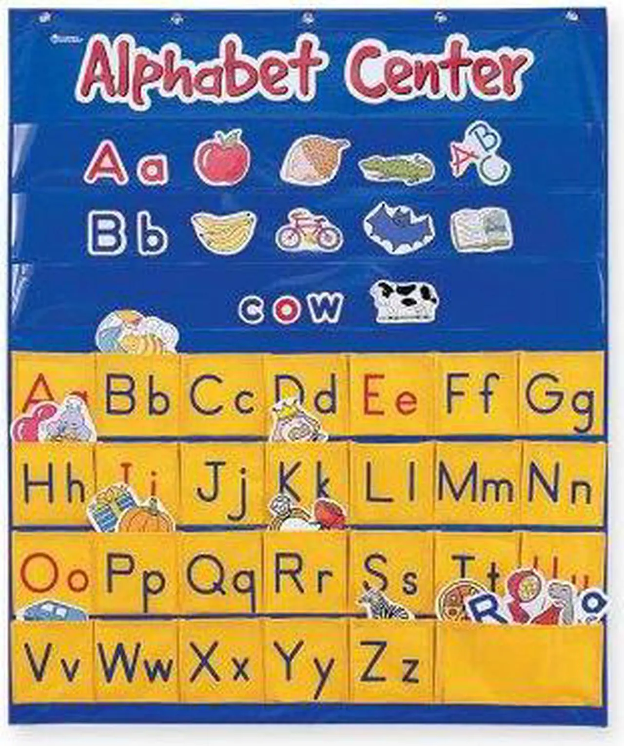 Alt view image 2 of 17 - LEARNING RESOURCES LER2246 ALPHABET INTERACTIVE POCKET CHART