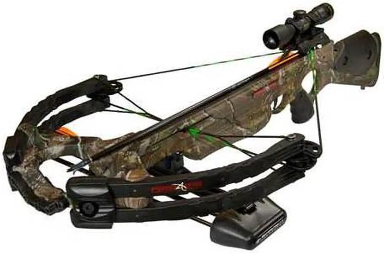 Alt view image 9 of 13 - Barnett 78015 Predator AVI Crossbow Package 4x32 Scope Quiver Bolts