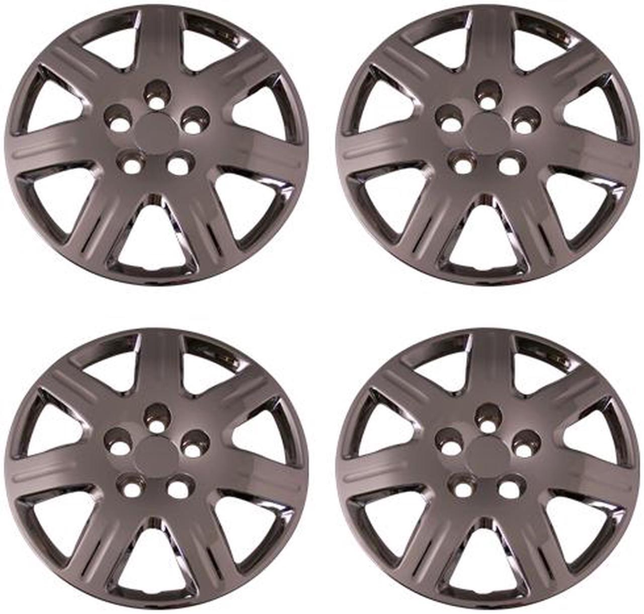 Main image of Set of 4 Chrome 16 Inch Replacement Honda Civic Hubcaps w/ Bolt On Retention System - Aftermarket: IWC452/16C