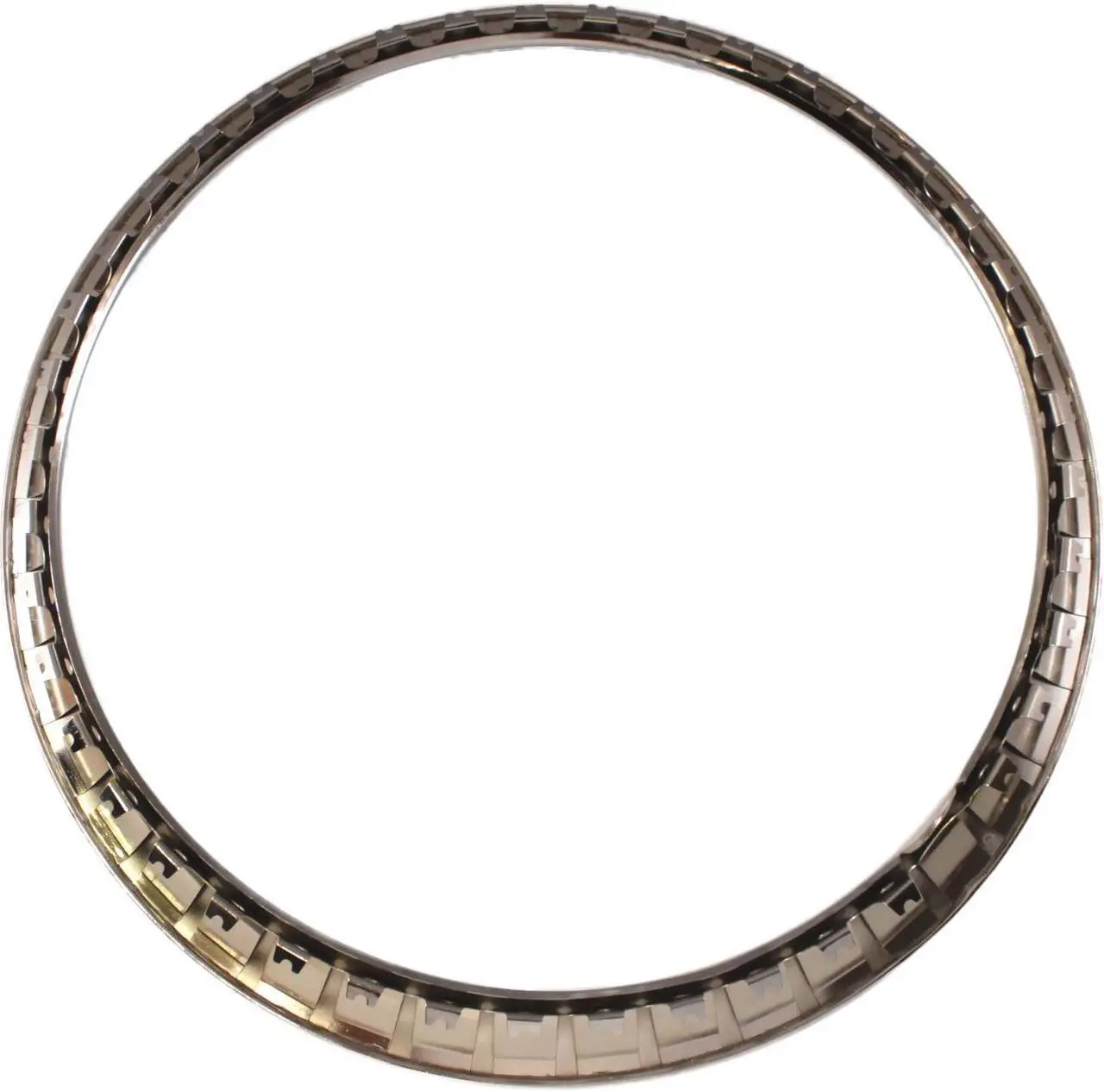 Alt view image 3 of 8 - Set of 4 Chrome plated Steel 15" Universal 1.75 inch Beauty Trim Rings 1515C