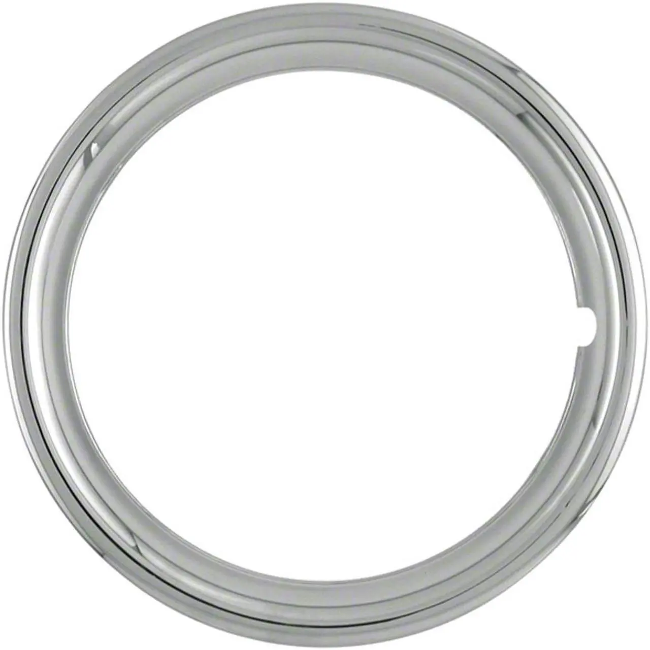 Alt view image 5 of 8 - Set of 4 Chrome plated Steel 15" Universal 1.75 inch Beauty Trim Rings 1515C