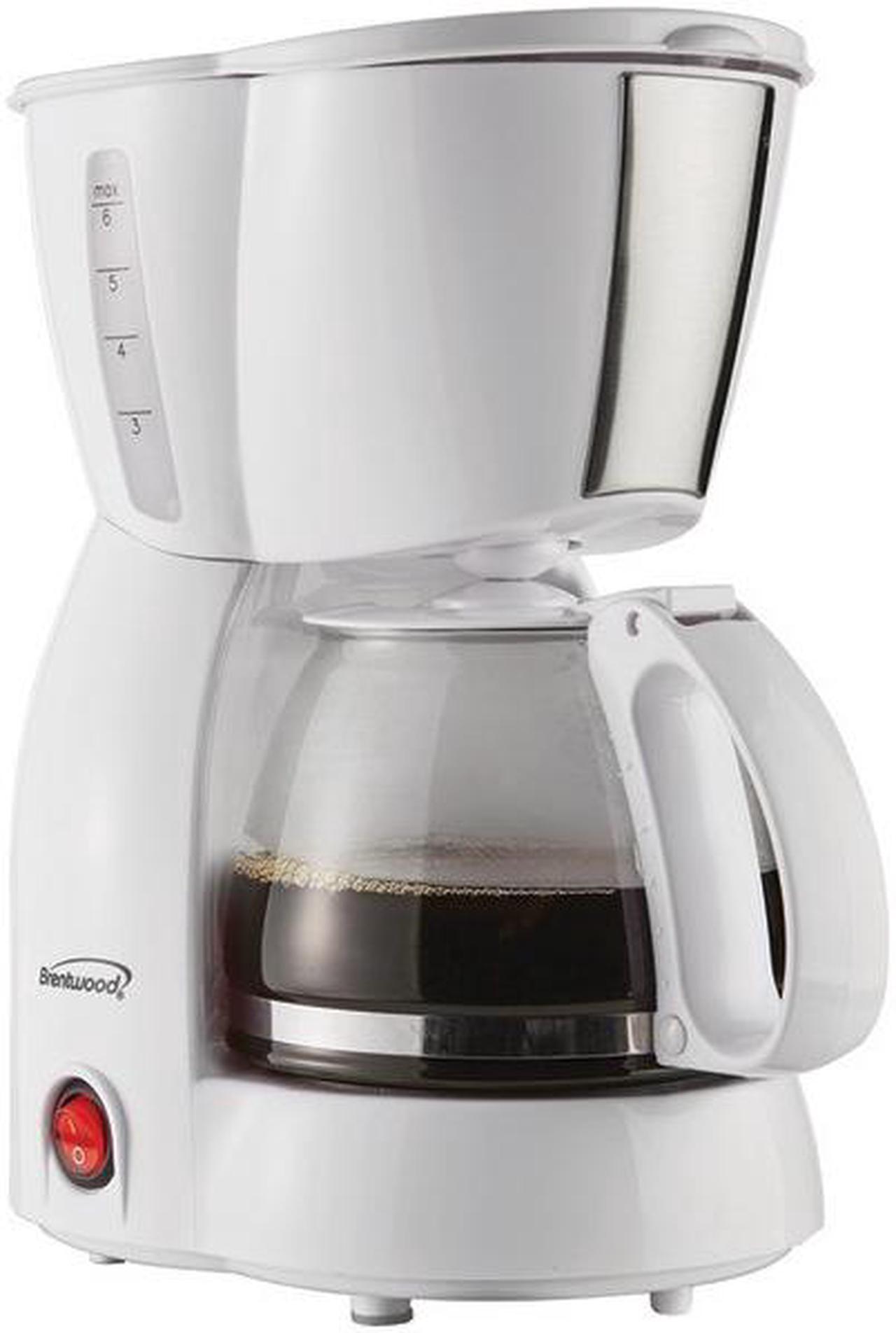 Alt view image 2 of 7 - Brentwood Appliances TS-213W 4-Cup Coffee Maker (White)