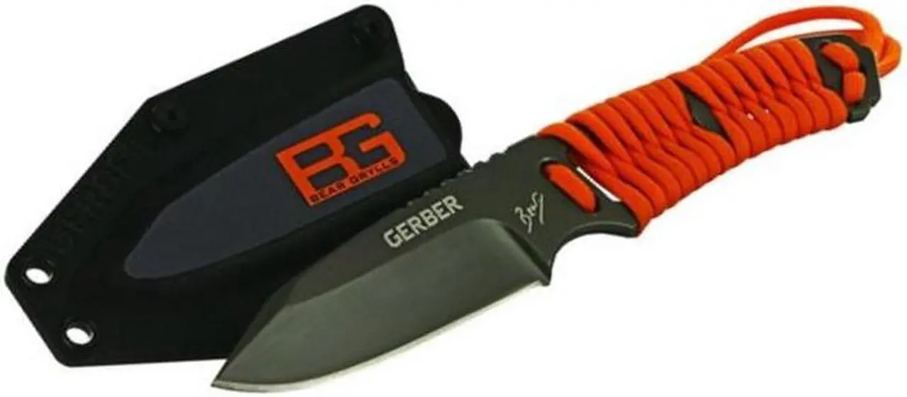 Alt view image 7 of 12 - Gerber Bear Grylls Paracord Fixed Blade Knife 31-001683