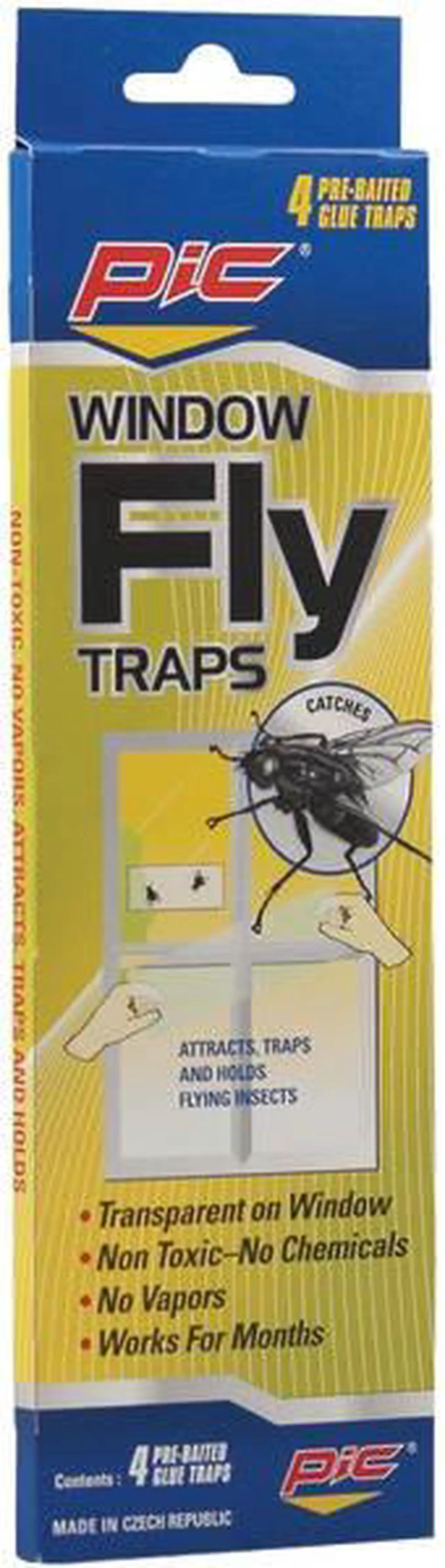 Alt view image 2 of 4 - PIC FTRP Window Fly Traps, 4 pk