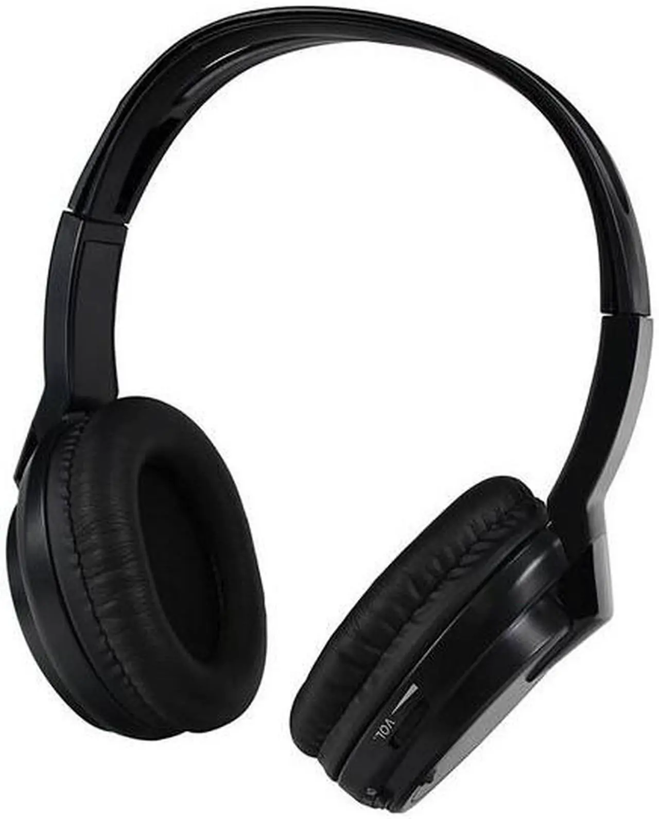 Main image of Audiovox Wireless Headphones Single channel IR Faux leather ear piece 2-AAA included