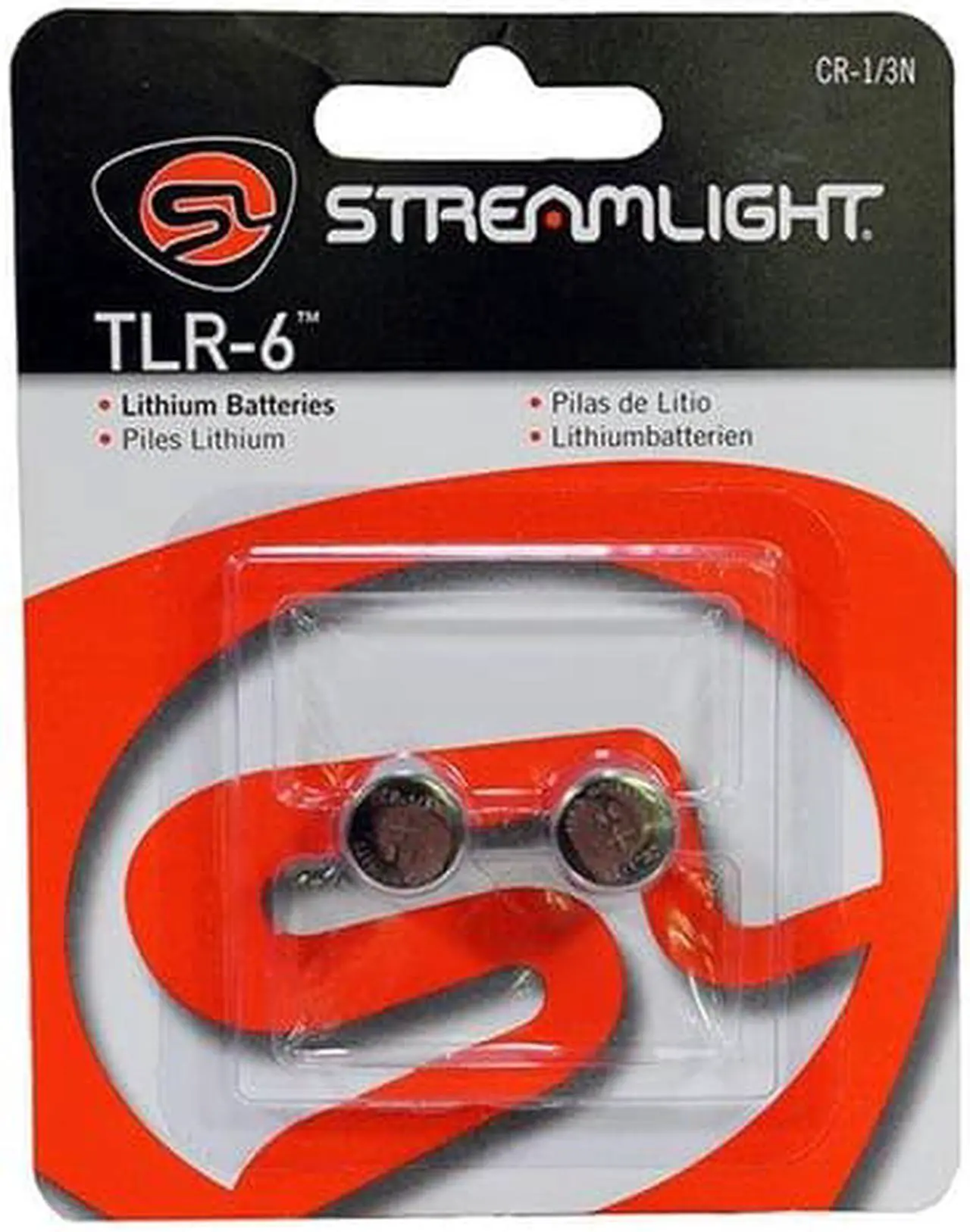 Alt view image 2 of 4 - STREAMLIGHT 69271 STREAMLIGHT 69271 CR 1/3N Lithium Batteries - 2 pk - TLR-6
