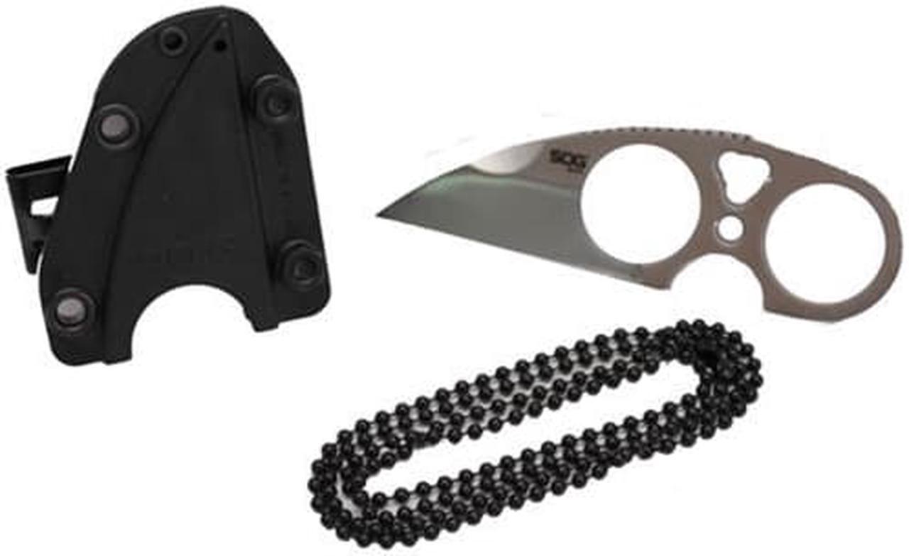 Alt view image 8 of 10 - SOG Snarl Fixed Blade Knife JB01K-CP