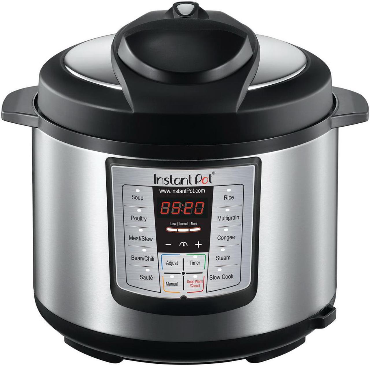 Main image of Instant Pot - IP-LUX50 - 6 in 1 Programmable Stainless Steel Electric Pressure Cooker, Multi Cooker, Slow Cooker, Steamer, Crockpot, Rice Cooker with 5 Quart Capacity