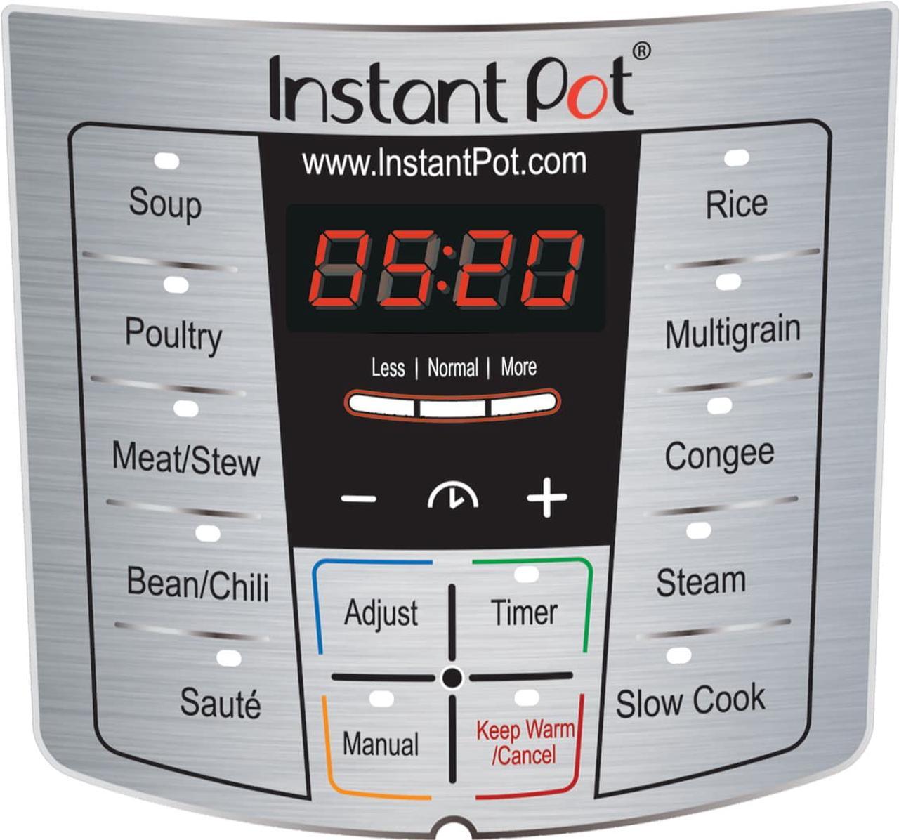 Alt view image 2 of 7 - Instant Pot - IP-LUX50 - 6 in 1 Programmable Stainless Steel Electric Pressure Cooker, Multi Cooker, Slow Cooker, Steamer, Crockpot, Rice Cooker with 5 Quart Capacity
