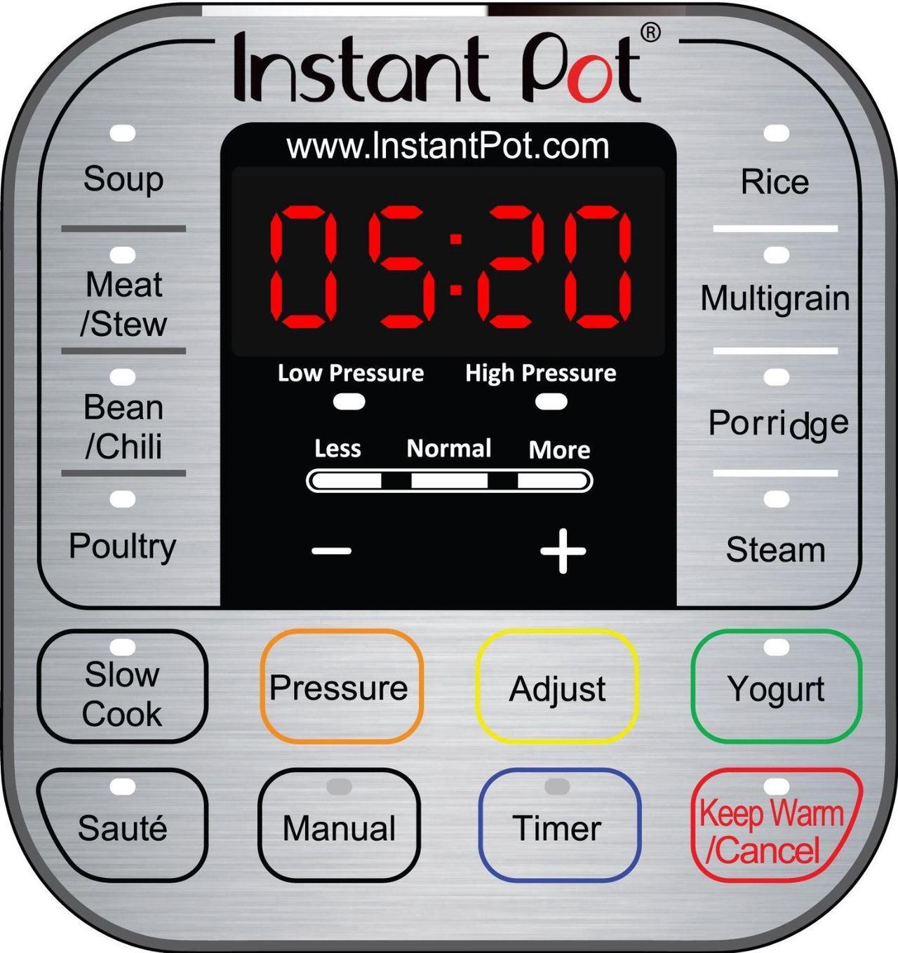 Alt view image 4 of 13 - Instant Pot IP-DUO50 7-in-1 Programmable Latest 3rd Generation Technology Pressure Cooker, 5-Quart