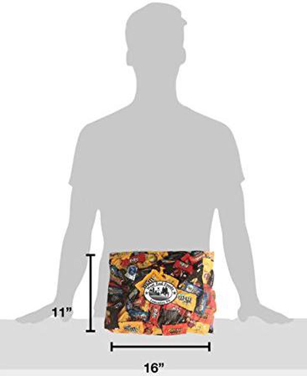 Alt view image 2 of 2 - Chocolate Candy (90 oz) Bulk Variety Pack Reese's Peanut Butter Cups Snickers Bars York Peppermint Patties Twix Almond Joy Kit Kat M&Ms Peanut M&Ms Milk Chocolate 100 Grand Bars Milky Way