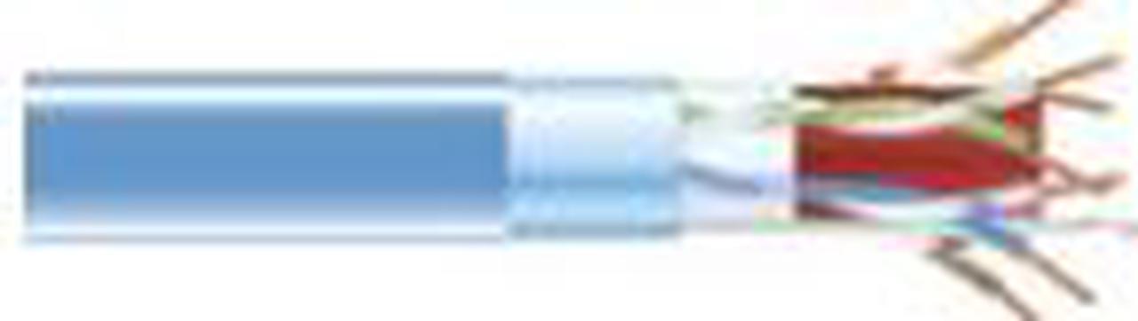 Main image of Black Box CAT6A 500-MHz Bulk Cable - F-UTP, Plenum, Solid, Blue, 1000-ft.