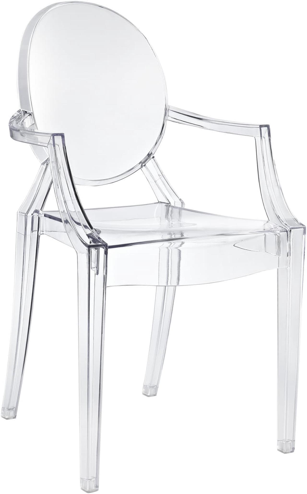 Main image of Philippe Starck Style Louis Ghost Chair in Clear