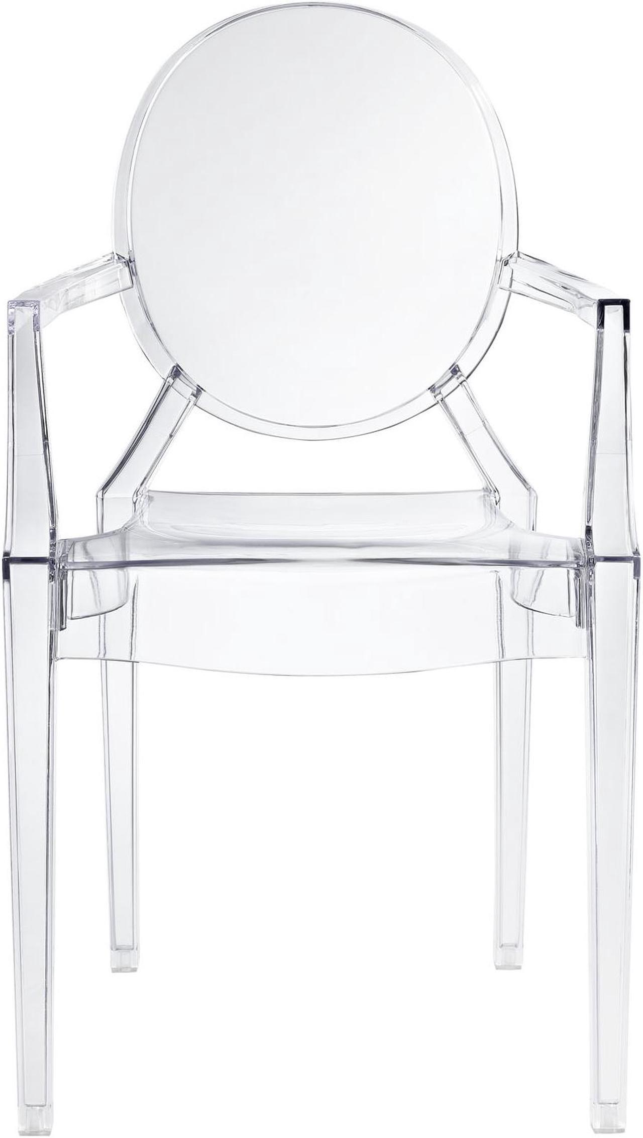 Alt view image 2 of 20 - Philippe Starck Style Louis Ghost Chair in Clear