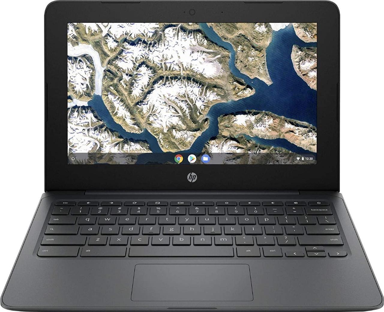 Alt view image 10 of 20 - HP 11a-nb0013dx Chromebook Intel Celeron N3350 (1.1 GHz) 4 GB Memory 32 GB eMMC 11.6" 1366 x 768 Chrome OS