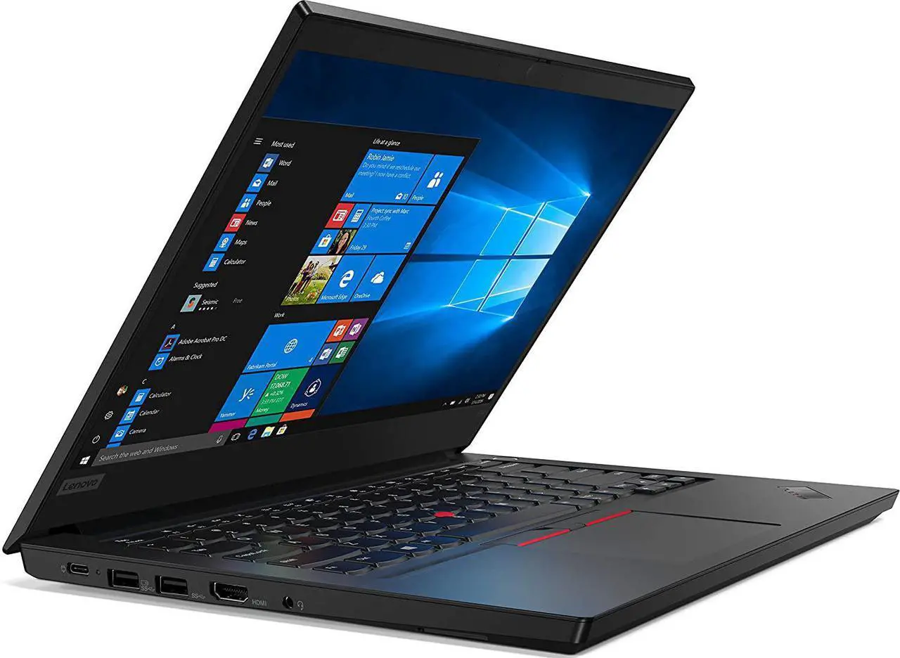 Alt view image 9 of 14 - Lenovo ThinkPad E14 Gen 3 Home & Business Laptop (AMD Ryzen 7 5700U 8-Core, 14.0" 60Hz Full HD (1920x1080), AMD Radeon, 8GB RAM, 256GB SSD, Wifi, USB 3.2, HDMI, Webcam, Bluetooth, Win 10 Pro)