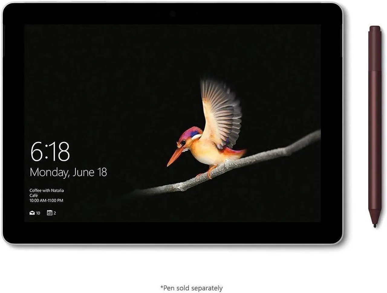 Alt view image 20 of 20 - Microsoft Surface Go MHN-00001 Intel Pentium 4415Y 1.60 GHz 4 GB Memory 64 GB eMMC Intel HD Graphics 615 10.0" Touchscreen 1800 x 1200 Detachable 2-in-1 Laptop Windows 10 S