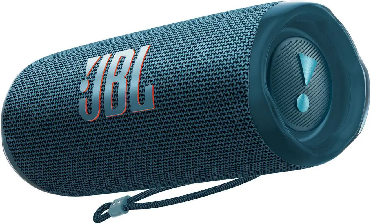 Alt view image 3 of 5 - JBL Flip 6 Blue Portable Bluetooth Speaker and Divvi Case Kit