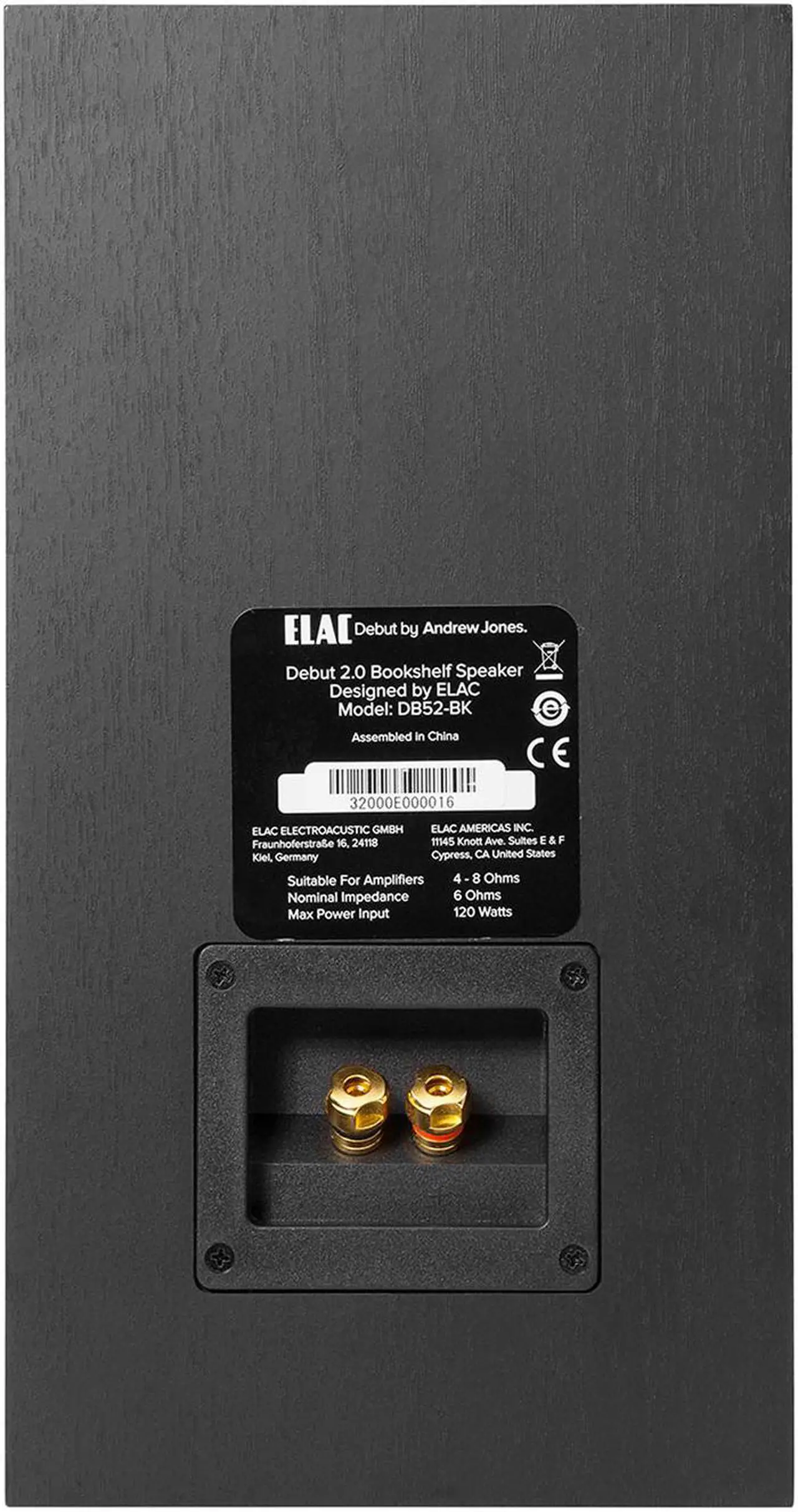 Alt view image 5 of 20 - Elac Debut 2.0 B5.2 (Pr.) Black Bookshelf Speakers