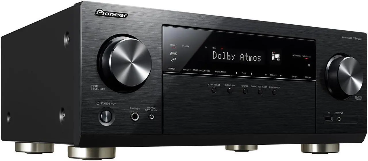 Main image of Pioneer VSX-933 7.2 Channel 165 Watt Audio Video Bluetooth Network Receiver