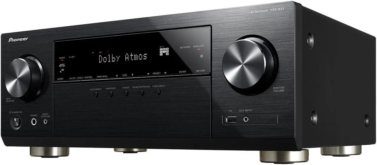 Alt view image 2 of 5 - Pioneer VSX-933 7.2 Channel 165 Watt Audio Video Bluetooth Network Receiver