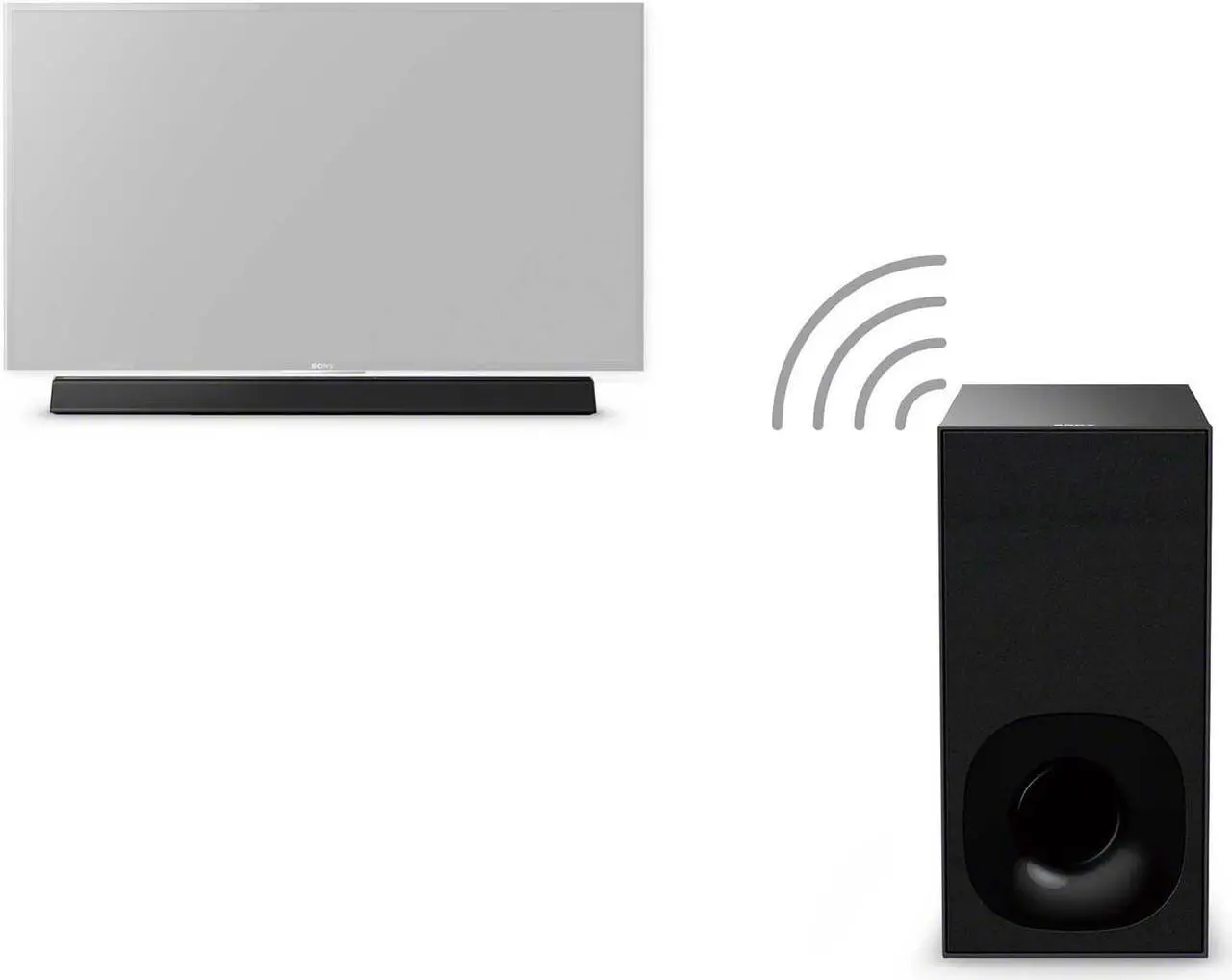 Alt view image 3 of 20 - Sony HT-CT380 Powered home theater sound bar with wireless subwoofer and Bluetooth