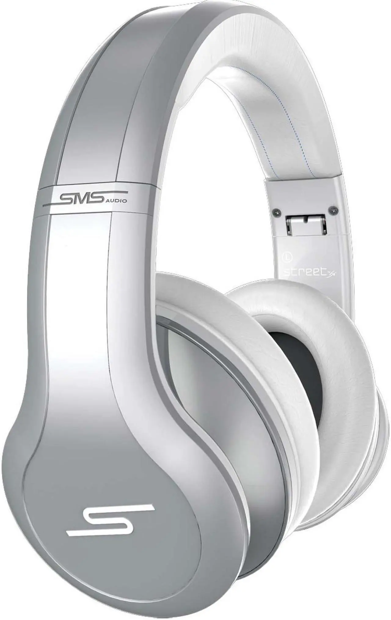 Alt view image 14 of 20 - SMS Audio STREET by 50 Cent ANC Active Noise-Canceling Headphones - Cool Silver