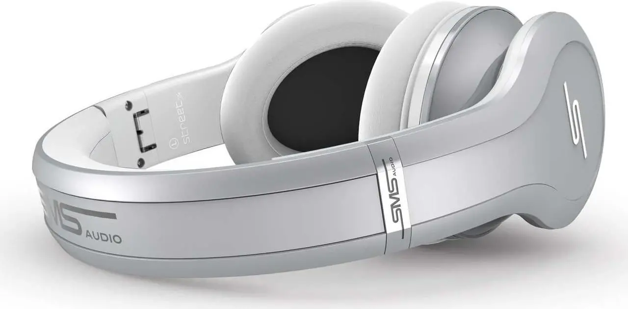 Alt view image 5 of 20 - SMS Audio STREET by 50 Cent ANC Active Noise-Canceling Headphones - Cool Silver