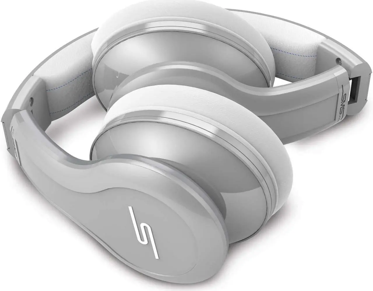 Alt view image 6 of 20 - SMS Audio STREET by 50 Cent ANC Active Noise-Canceling Headphones - Cool Silver