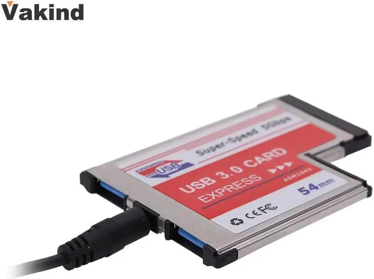 Alt view image 5 of 6 - USB 3.0 Super Speed Expansion PCMCIA Express Card 2-Port Laptop ASM Chip Adapter Up to 5Gbps