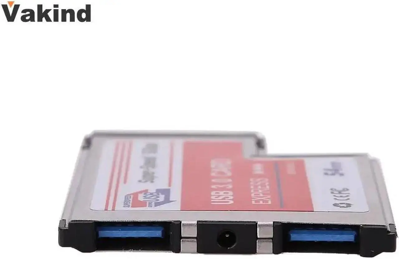 Alt view image 6 of 6 - USB 3.0 Super Speed Expansion PCMCIA Express Card 2-Port Laptop ASM Chip Adapter Up to 5Gbps