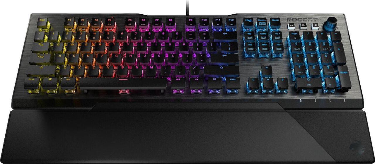 ROCCAT - VULCAN 120 AIMO Full-size Wired Gaming Mechanical Keyboard with Back...