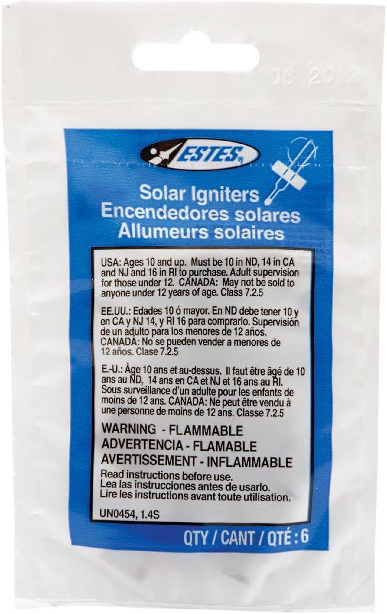 Alt view image 2 of 2 - Estes 302301 Model Rocket Igniters (6) HAZ