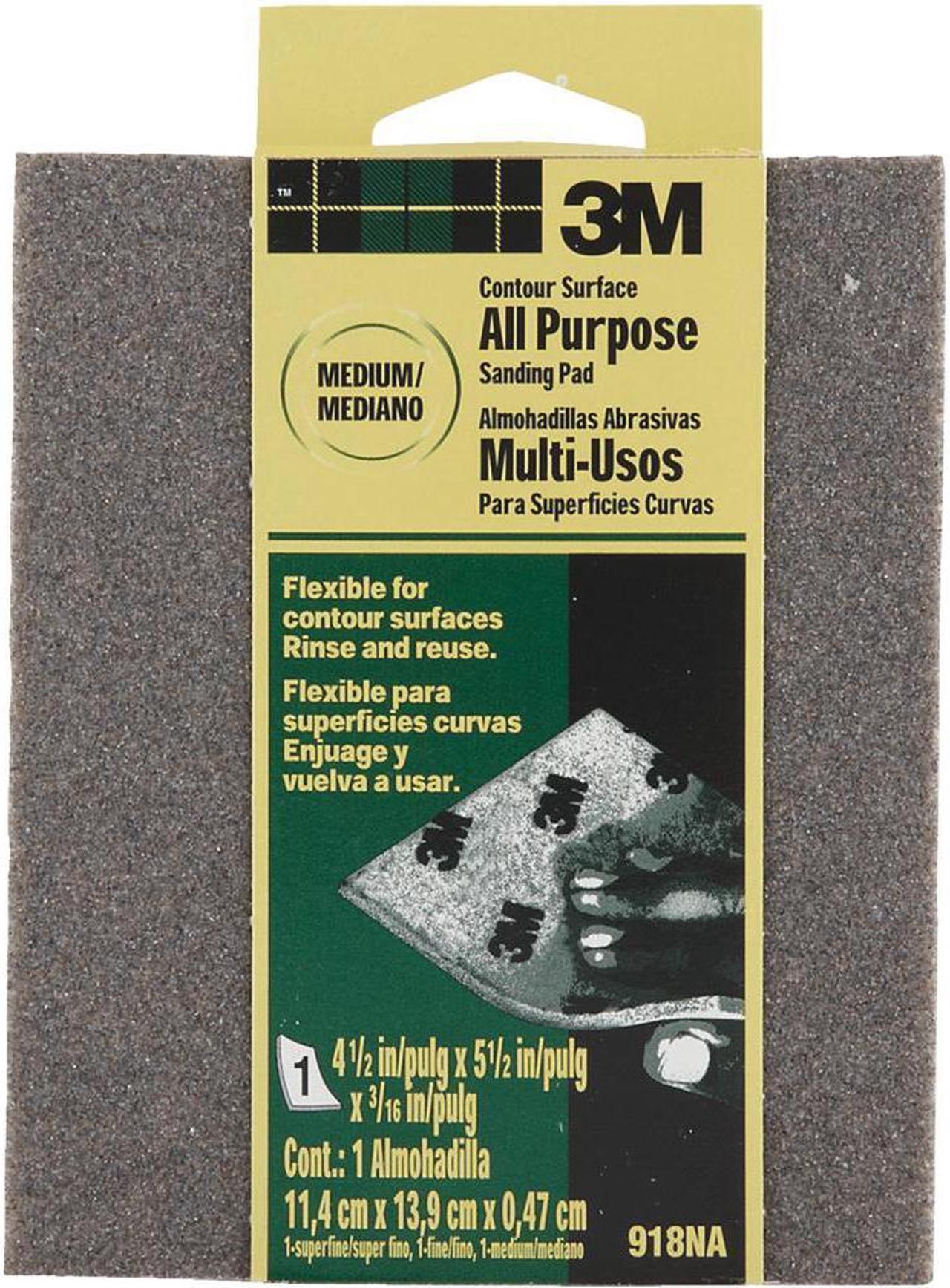 3m Medium  Contour Surface Sanding Sponges 918DC-NA