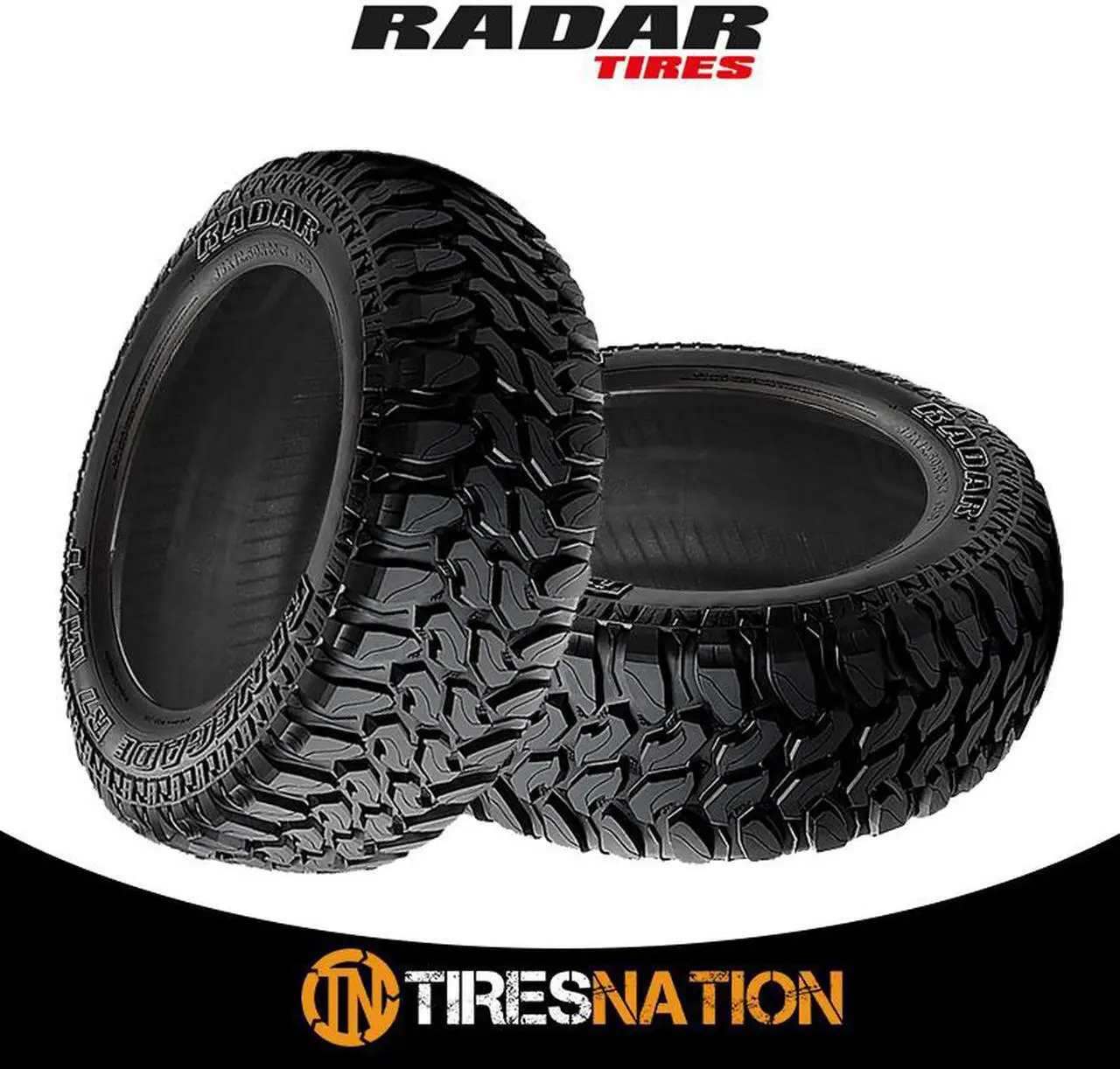 Alt view image 6 of 13 - 1 New Radar Renegade R-7 M/T LT245/75R16 E 120/116Q OWL  Tires
