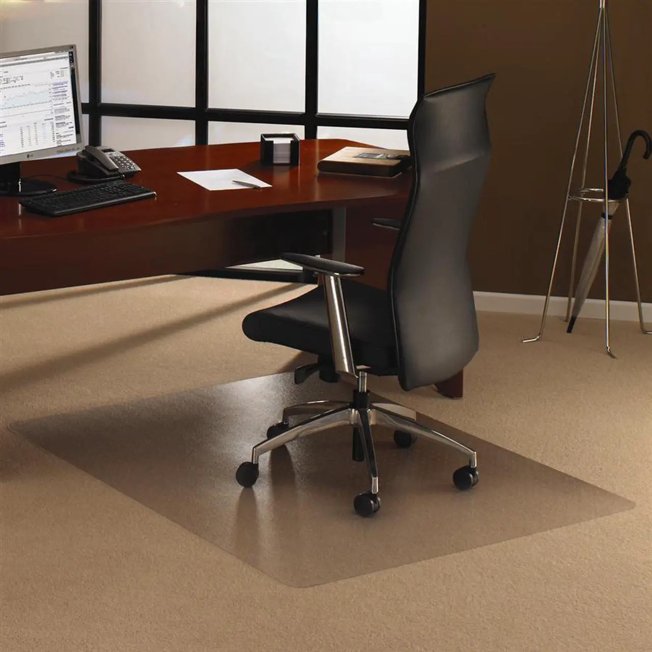 Main image of Floortex Eco-friendly Chairmat Rectangle 30"x48" Clear ECO113048EP
