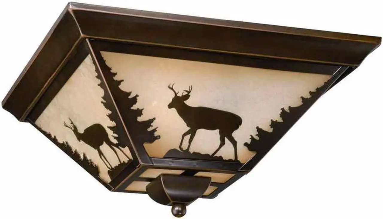 Vaxcel CC55414BBZ Bryce Flush Mount Ceiling Light - Thumbnail 4